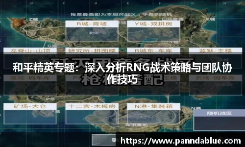 和平精英专题:深入分析RNG战术策略与团队协作技巧